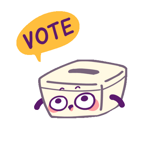 America Voting Sticker by BuzzFeed Animation