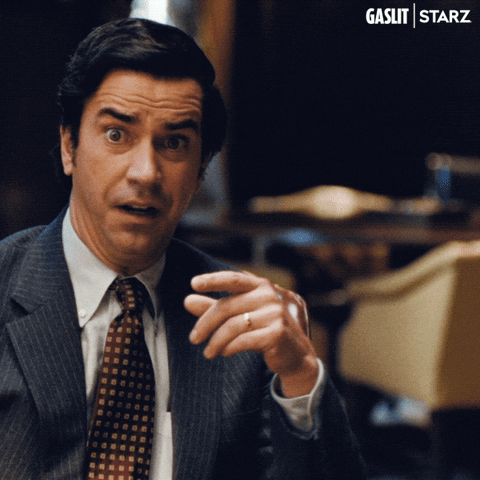 Excited Hamish Linklater GIF by Gaslit