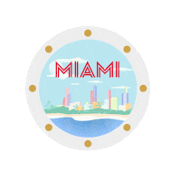 Miami Scarletlady Sticker by Virgin Voyages