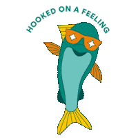 takemefishing celebrating happiness good vibes fishing Sticker