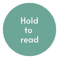 Hold To Read Sticker by Tessaas