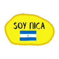 Juan_R_Mon mood nicaragua bandera escudo Sticker