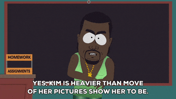 kim kardashian confession GIF by South Park 