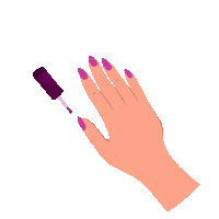 Nail Polish Shellac Sticker by Lækker