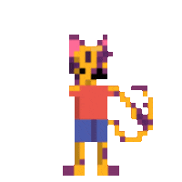 8-Bit Dancing Sticker by Big Up! Hosting