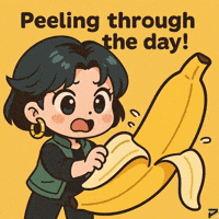 Banana Peel Hana GIF by Persona