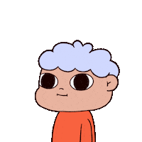 Awkward Stare Sticker by Happy Homies