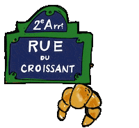 Cake Croissant Sticker