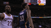 Lebron James Reaction GIF by NBA
