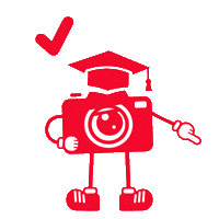 Camera Yes Sticker by Guelph Grad Photos
