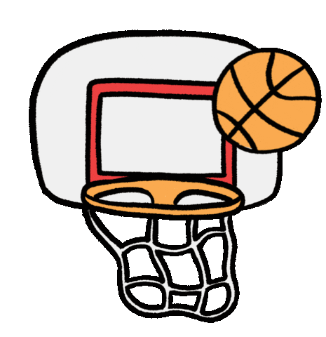 RandyCurth game basketball ball point Sticker