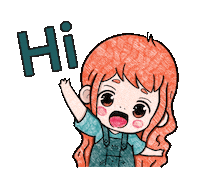 sonilustra hi hola saludo sonilustra Sticker
