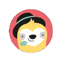 confettifriends kawaii sloth cute animal confettifriends Sticker