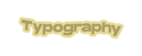kitanara design typography studio branding Sticker