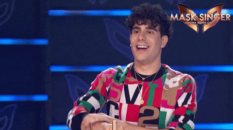 Happy Javier Calvo GIF by Mask Singer A3