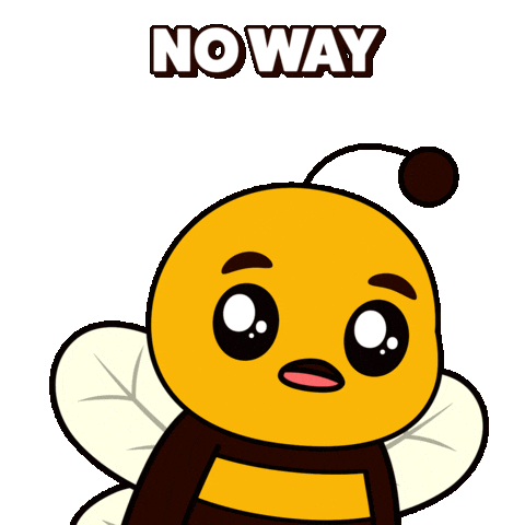 No Way Omg Sticker by Plan Bee Studios