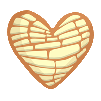 Pan Dulce Corazon Sticker