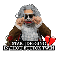 Spongebob Meme Digging A Hole Sticker