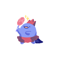 Tomeyooo sparkle candy tadpole tomeyooo Sticker