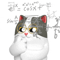Cat Think GIF by Liberty Cats Emojis