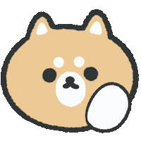 jindaychen good great shiba 犬 Sticker