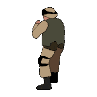 gamesntheory soldier marine takecover gamesntheory Sticker