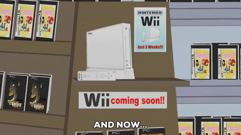 wii waiting GIF by South Park 