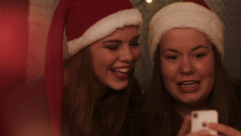 christmas girls GIF by NRK P3
