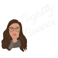 PantsuitPolitics podcast pantsuit politics beth a silvers nightly nuance Sticker