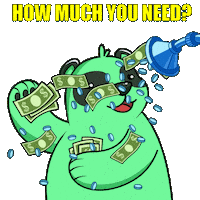 Money Pay Up Sticker by SuperVerse