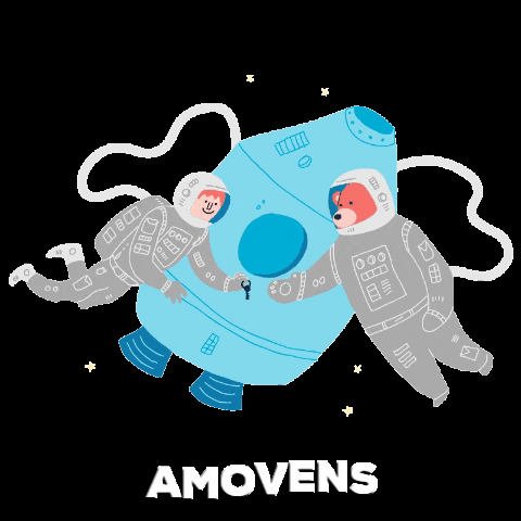 Amovens giphygifmaker car space stars GIF