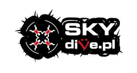 Skydive Parachute Sticker by Lecim Na Szczecin