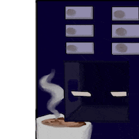 Tired Coffee Break Sticker