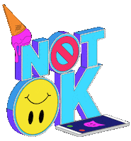 Sad Ice Cream Sticker by Ishmael Arias Pinto