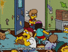 Episode 19 Fighting GIF by The Simpsons