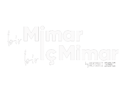 Bir Mimar Bir Iç Mimar Sticker by SevindikMimarlık