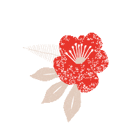 Panienka happy summer illustration red Sticker