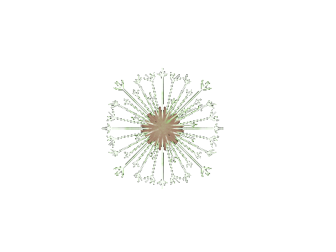 Flower Wind Sticker