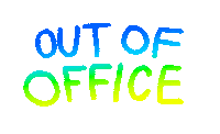 Out Of Office Sticker by megan lockhart