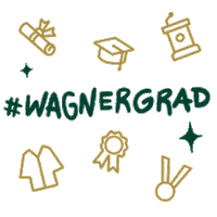 Wagnergrad Sticker by Wagner College