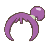 Girl Wig Sticker