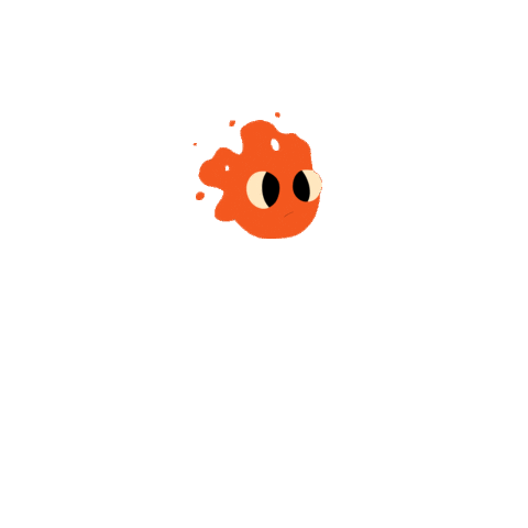 Angry Fire Sticker