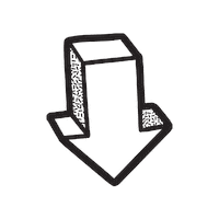 Arrow Point Sticker by Nifty Gifts