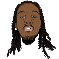 Cardi Offset Sticker by nirmarx