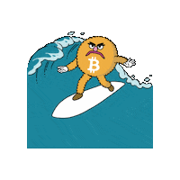 Bitcoin Cryptocurrency Sticker by herecomesbitcoin