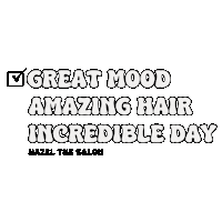 HazelTheSalon hair good day hair salon hazel Sticker