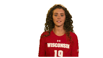 Wisconsin Volleyball Whatever Sticker by Wisconsin Badgers
