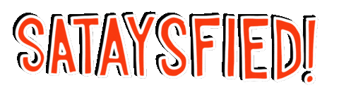 Sataysfaction Sticker by Satay Brothers