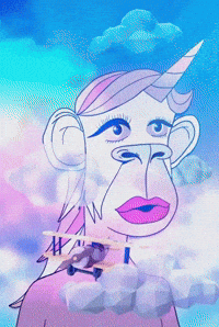 Bored Ape In The Sky GIF by The LSD Hotel