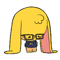 Bunny Blinking Sticker by SadBun